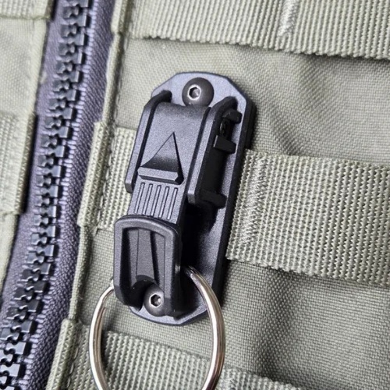 Outdoor Adventure Backpack - 多機能バックパックベルトクリップ、頑丈なホルダーフック、キーホルダー、ベルト用、救助、サバイバル、アウトドアキャンプ、ハイキング用