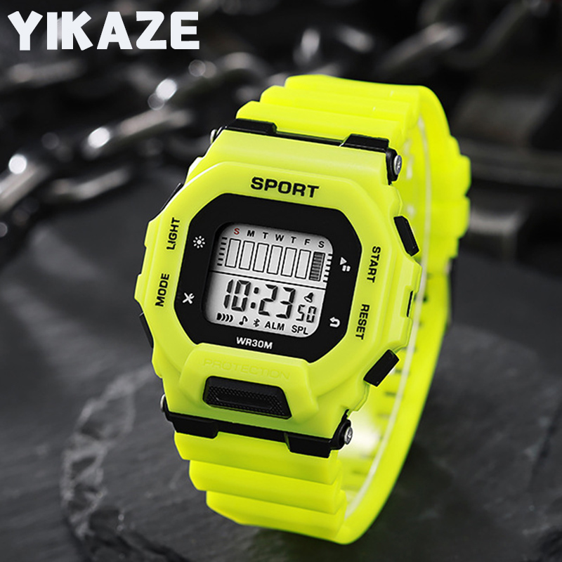 YIKAZE メンズ スポーツウォッチ 防水 LED デジタ - Outdoor Adventure Sports のレビューと価格