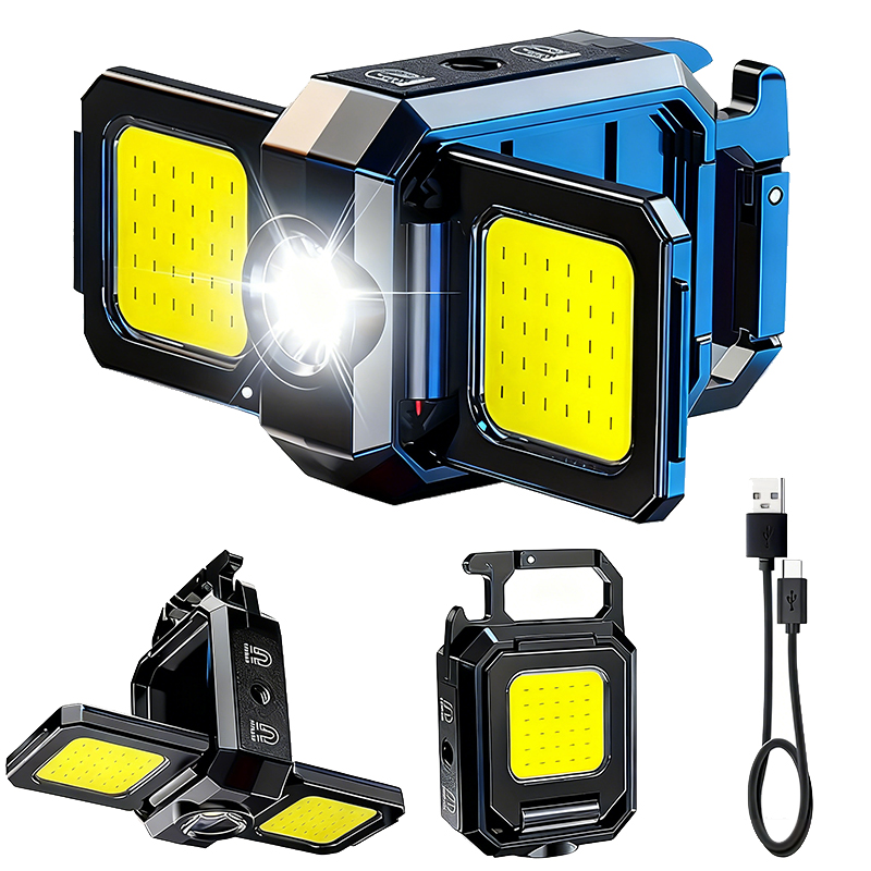 ミニ懐中電灯キーホルダーライト COB ワークライト USB - Outdoor Adventure Trips のレビューと価格